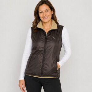 CHERVO Pro-Therm Reversible Golf Vest Women's M IT44 EU38 Fleece